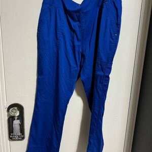 Purple Label scrubs, new pants never worn, size XL in Galaxy Blue